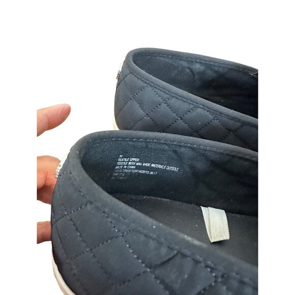 Mossimo Womens SZ 11 Puffer Quilted Slip on Shoes Black Sku 2679 - Picture 9 of 14